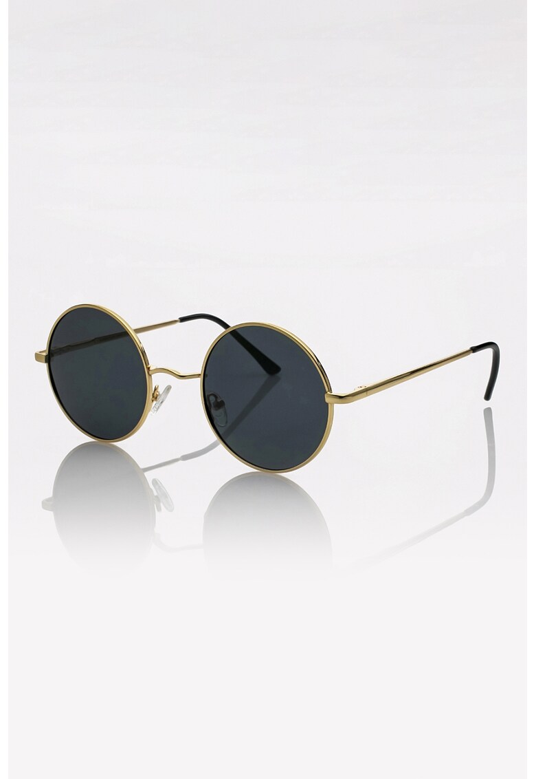 Ochelari de soare unisex cu lentile polarizate si aspect metalic