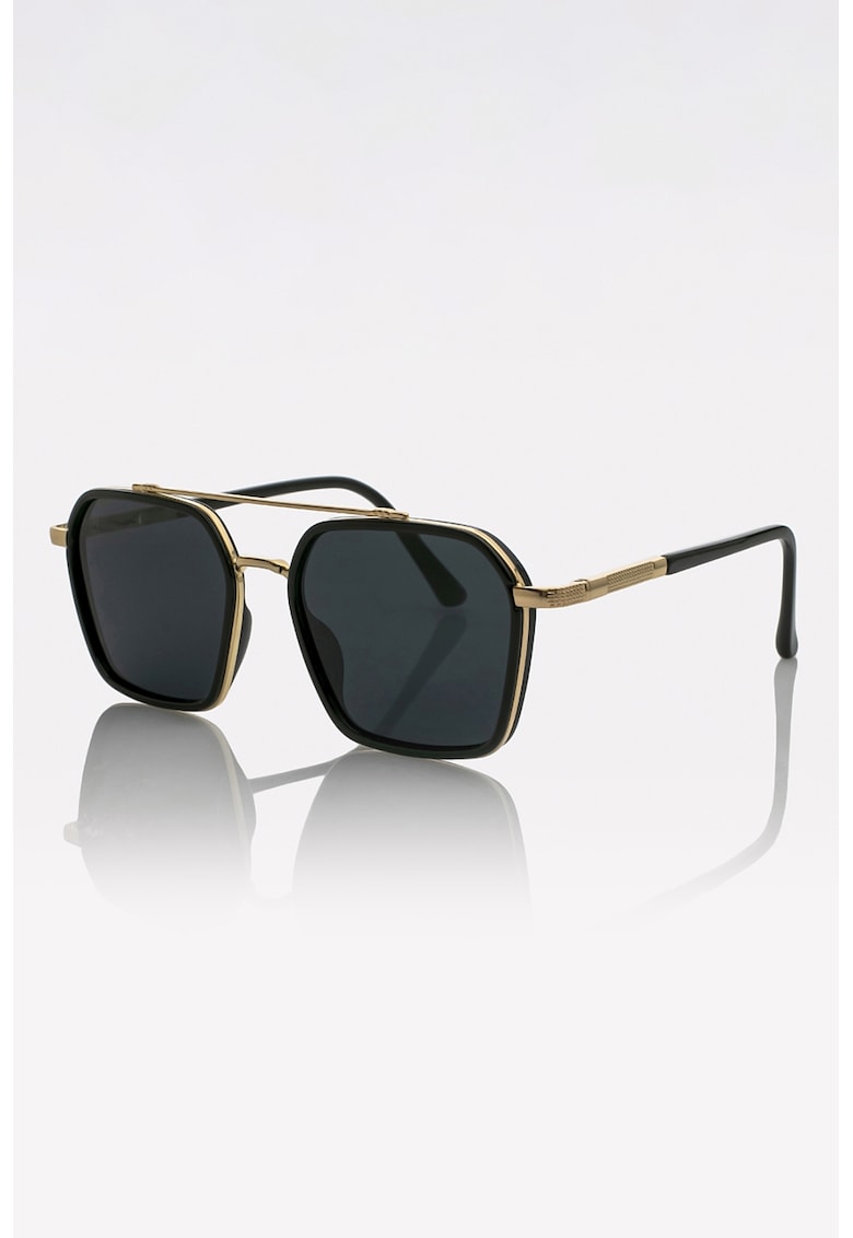 Ochelari de soare hexagonali unisex cu lentile polarizate