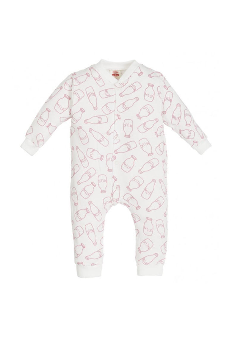 Salopeta Fara Botosei - Colectia Milk Girl - Bumbac - Fete - Multicolor