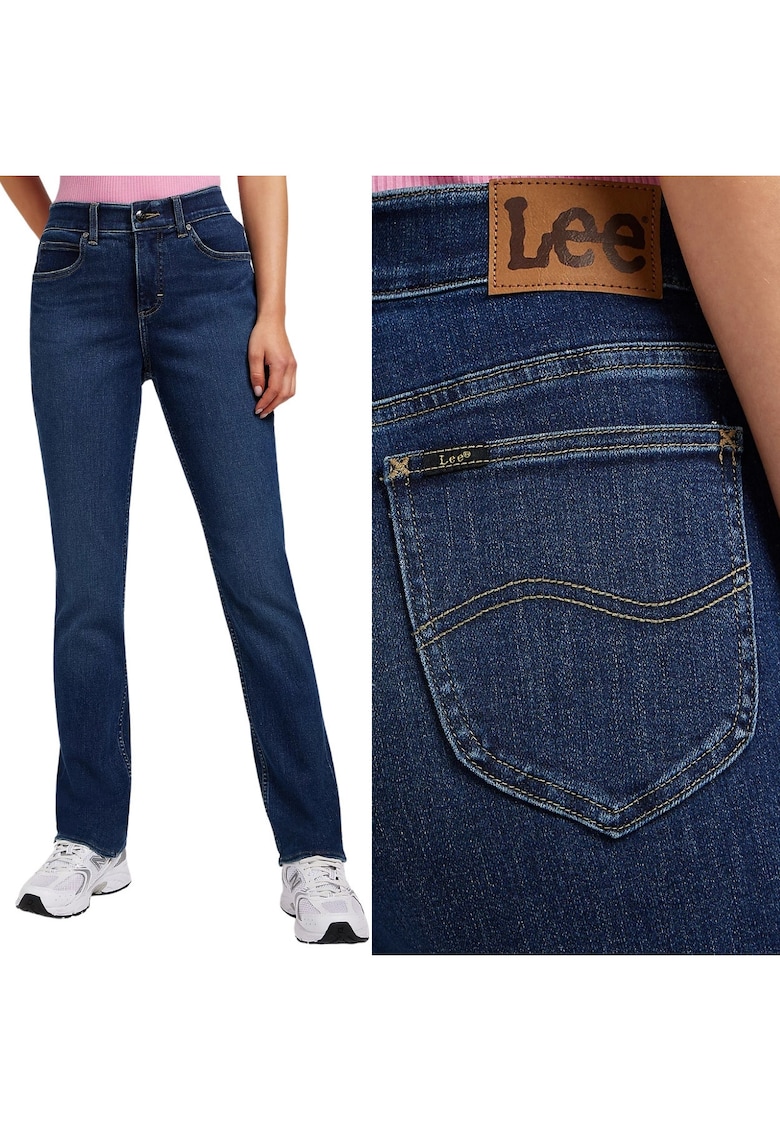 Blugi Dama - ULC Straight - Straight Fit - Talie Inalta - 5 Buzunare - Fermoar - Lungi - Bumbac - W27-L31 US - Albastru