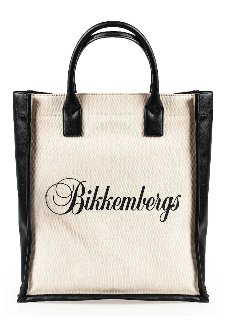 Geantă tote cu garnituri din piele ecologică neo-c – Bikkembergs Geantă tote cu garnituri din piele ecologică neo-c – Bikkembergs