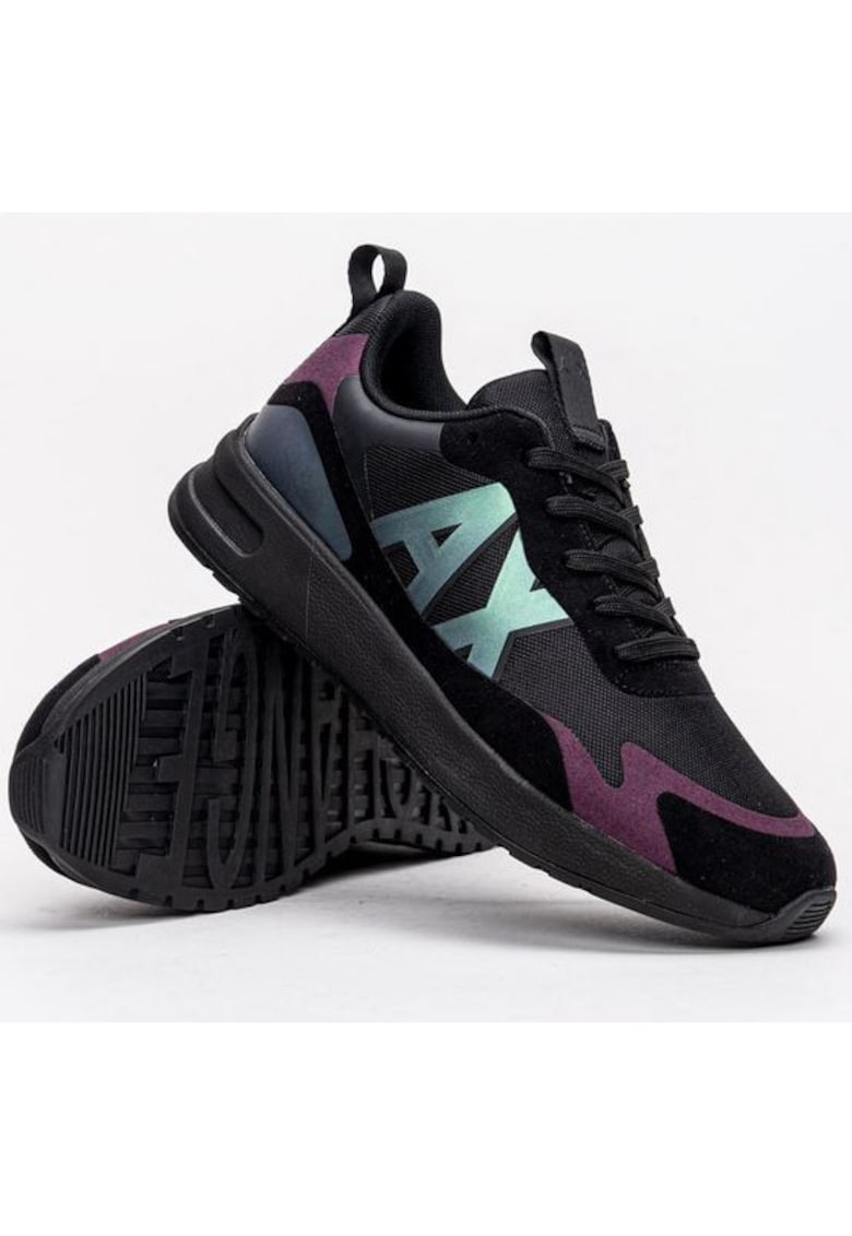 Armani Exchange Pantofi sport cu detaliu logo