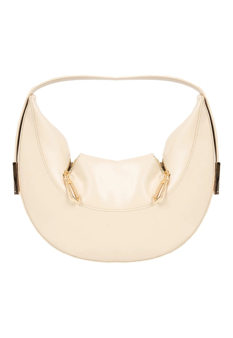 Silvian Heach Geanta dama bej - 32x37x10.5cm - piele ecologica - cu manere si buzunar interior