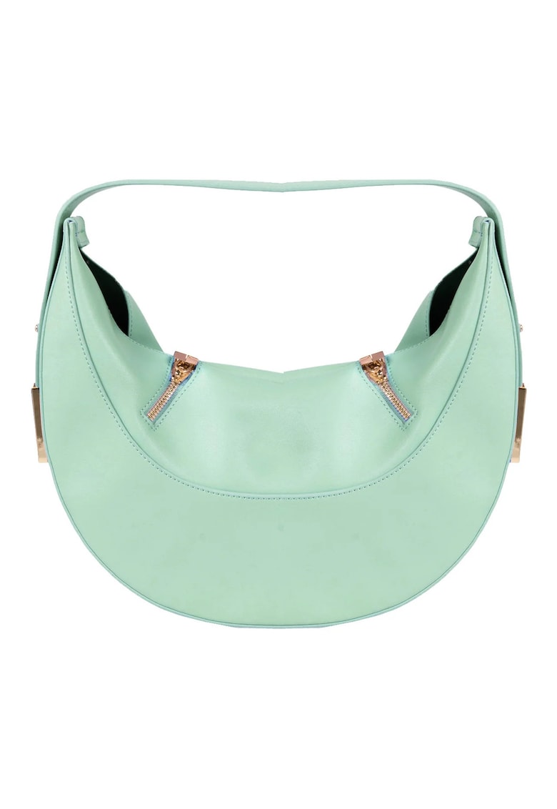 Silvian Heach Geanta dama - turcoaz - 32x37x10.5cm - piele ecologica - cu manere si buzunar interior