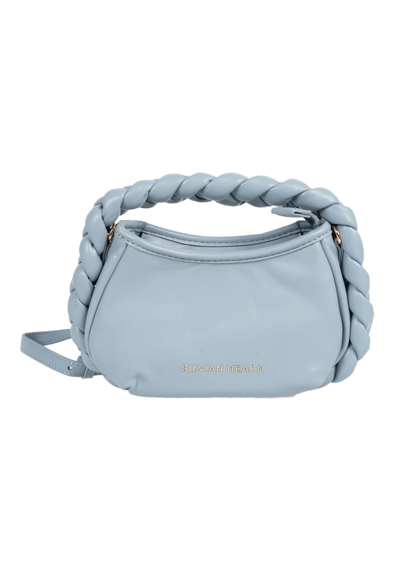 Geanta dama - azur - 19x14x8cm - piele ecologica - cu bretea reglabila