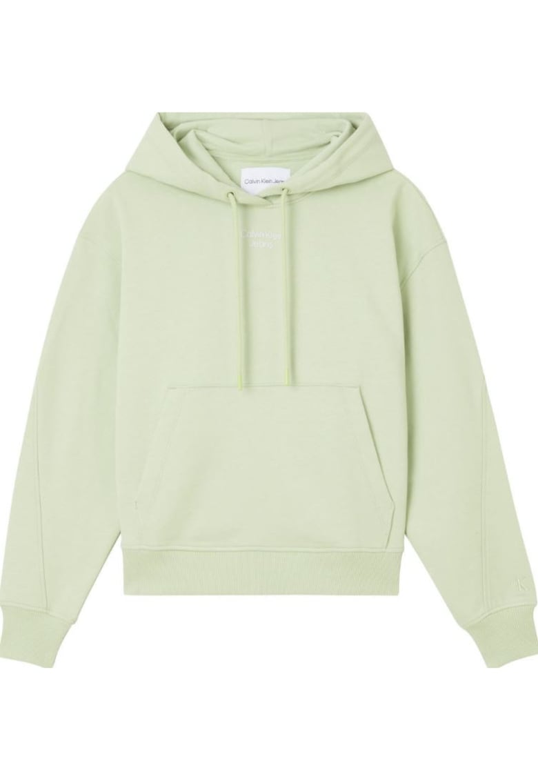 Calvin Klein Jeans Hanorac dama - Bumbac - Verde lime - Verde