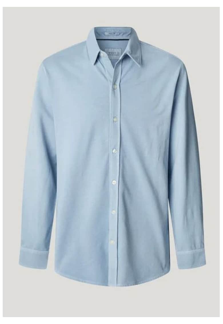 Pepe Jeans Camasa clasica din bumbac - Bleumarin