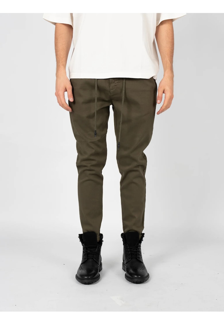 Xagon Pantaloni slim fit cu talie ajustabila -
