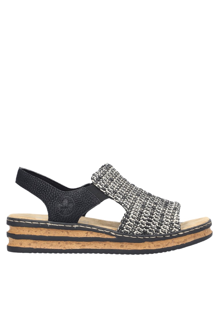 Sandale casual - dama - ANTISTRES - 62971-00 negru - textil Sandale casual - dama - ANTISTRES - 62971-00 negru - textil