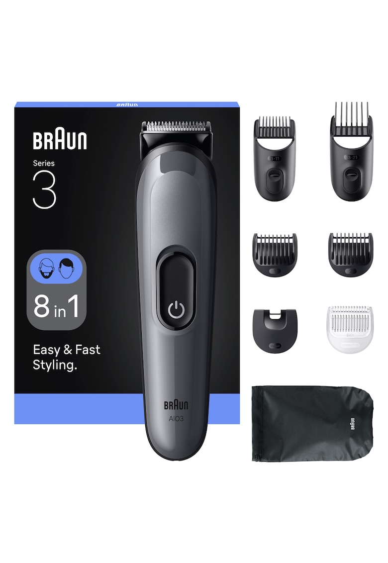 Aparat de tuns multifunctional All-in-One Seria 3 - 8-in-1