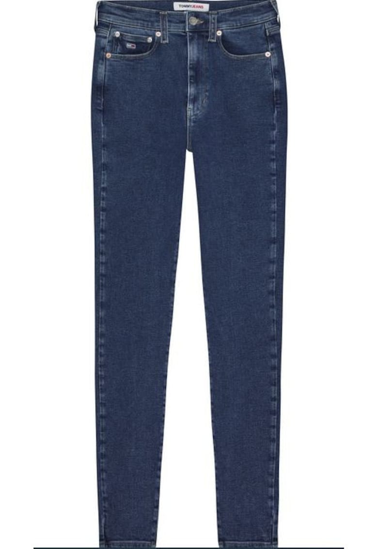 Tommy Jeans Pantaloni dama - Denim - Albastru - Albastru