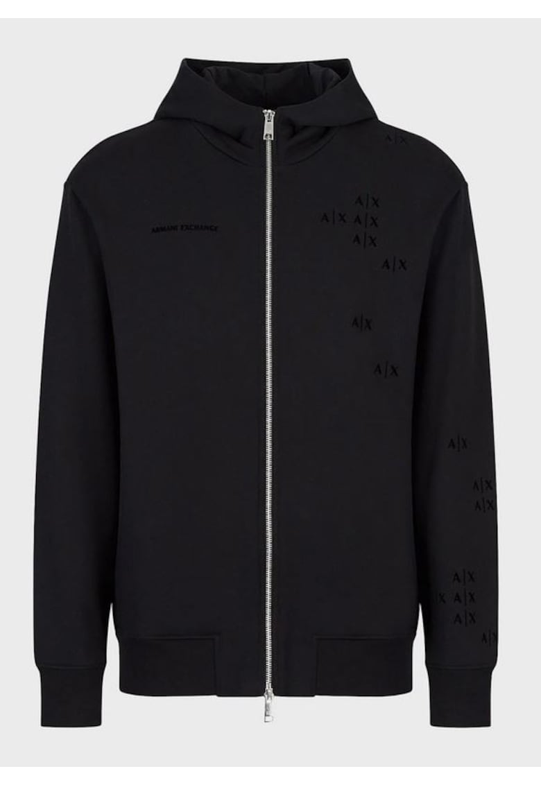 Armani Exchange Bumbac - Negru - Negru
