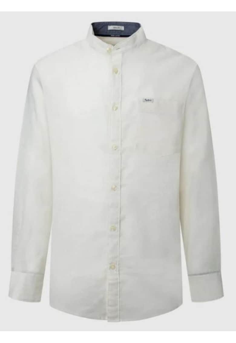 Pepe Jeans Camasa cu croiala regular din amestec de in -