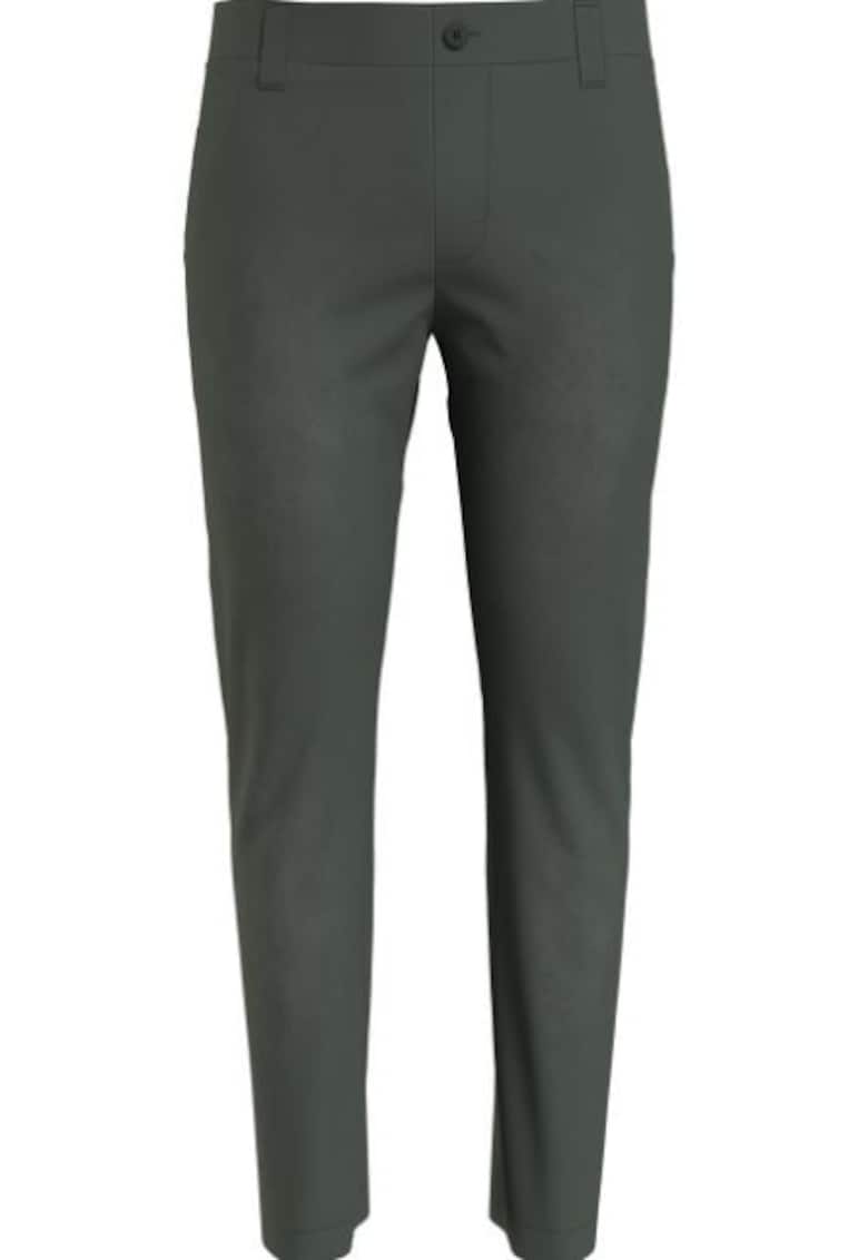 Tommy Jeans Pantaloni barbati - Bumbac - Verde` - Kaki