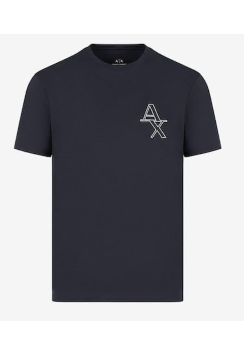 Tricou cu detaliu logo pe piept -