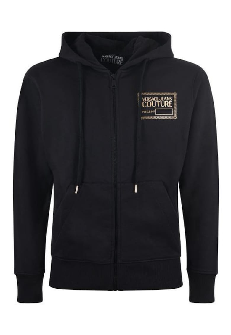Versace Jeans Hanorac din bumbac cu fermoar -