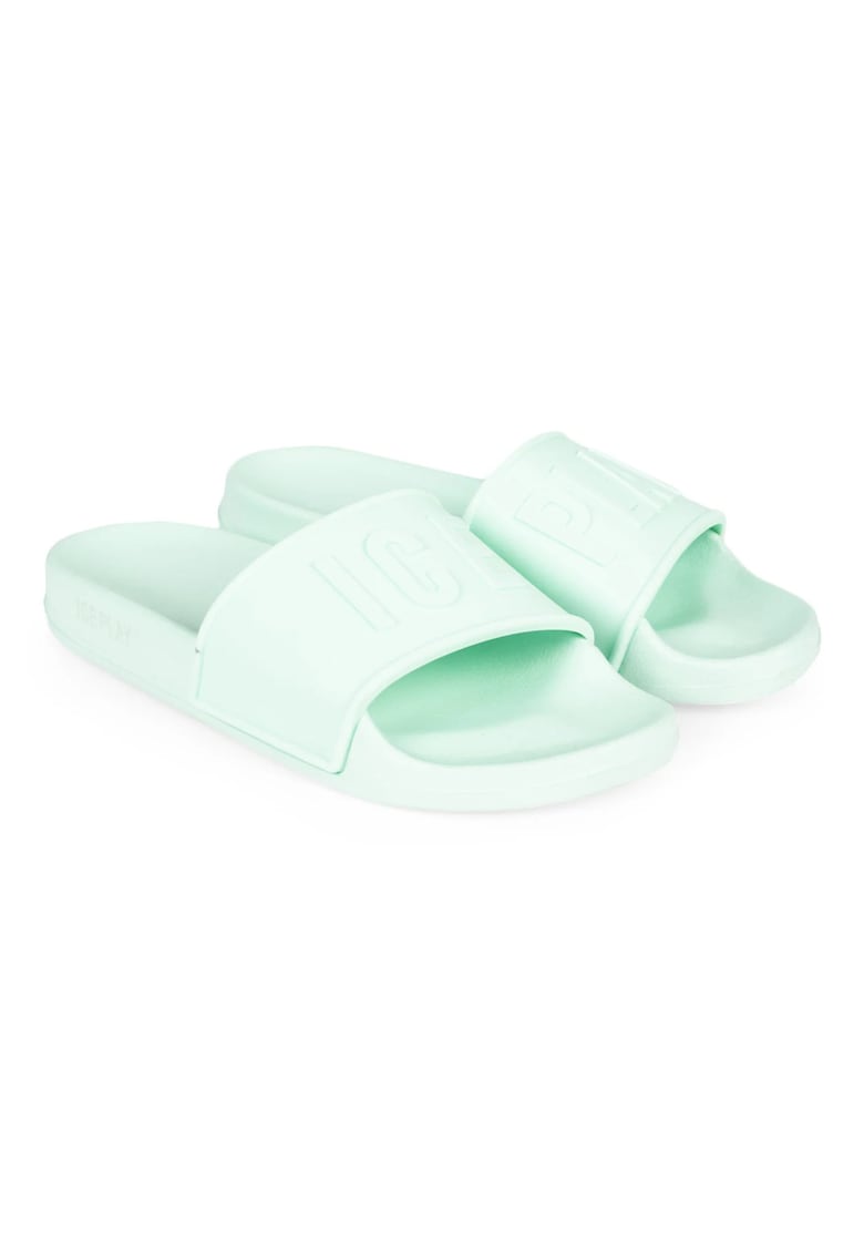 Ice play Papuci cu text in relief -