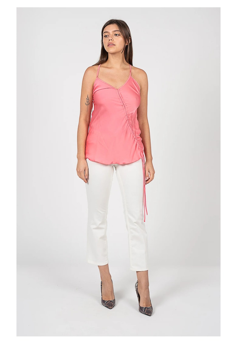 Pantaloni slim fit crop -