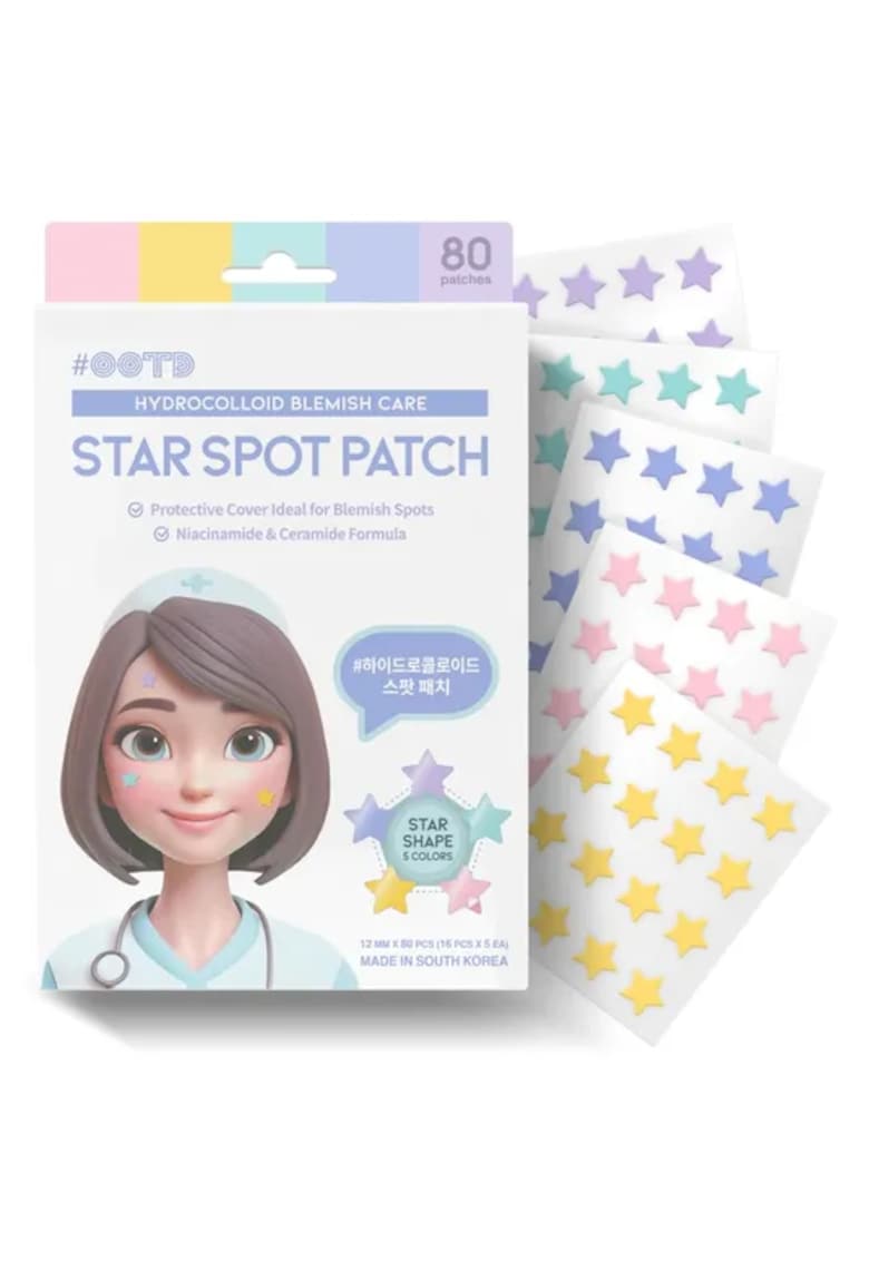 Plasturi hidrocolidali anti-acnee # Star Spot Patch - 80 buc - 5g