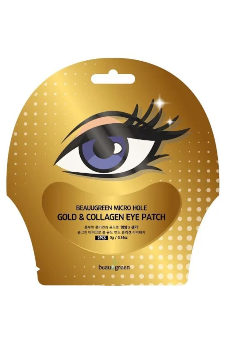 Plasturi de hidrogel cu extract de aur si colagen 2 buc - 3 g