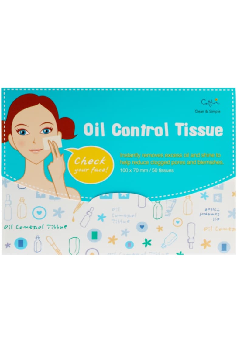 Servetele pentru absorbtia excesului de sebum - 50 buc