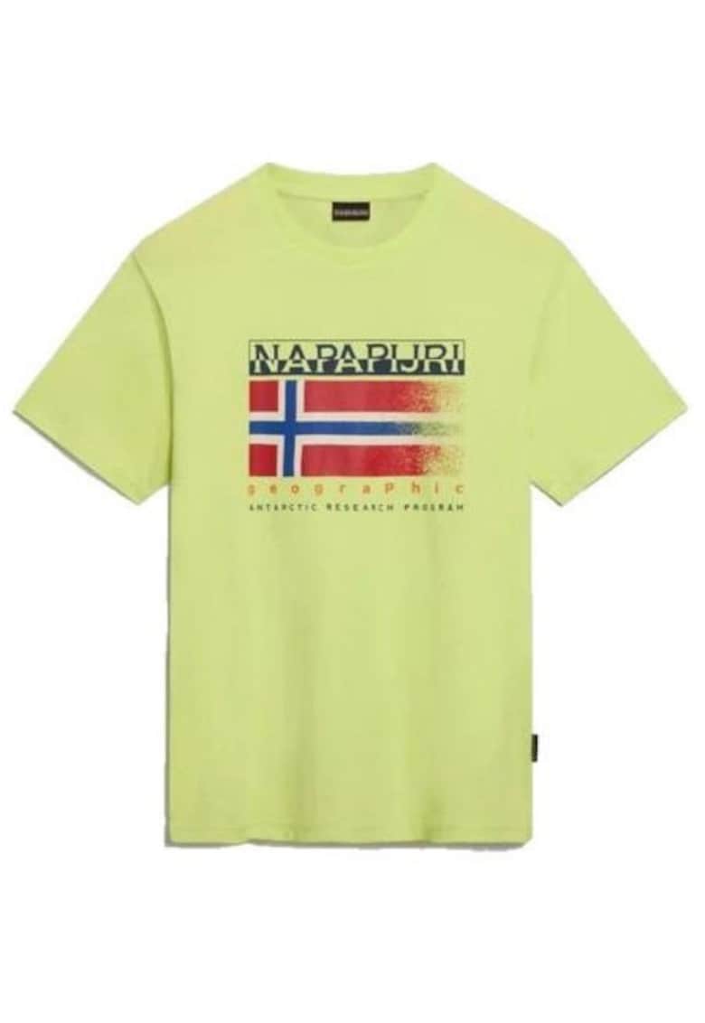 Napapijri Tricou - bumbac - lime - Verde