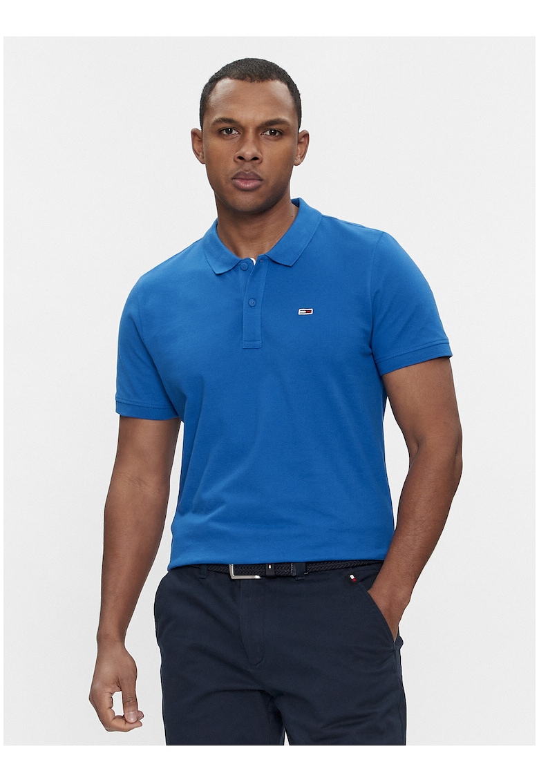 Tricou Polo din bumbac cu logo mic