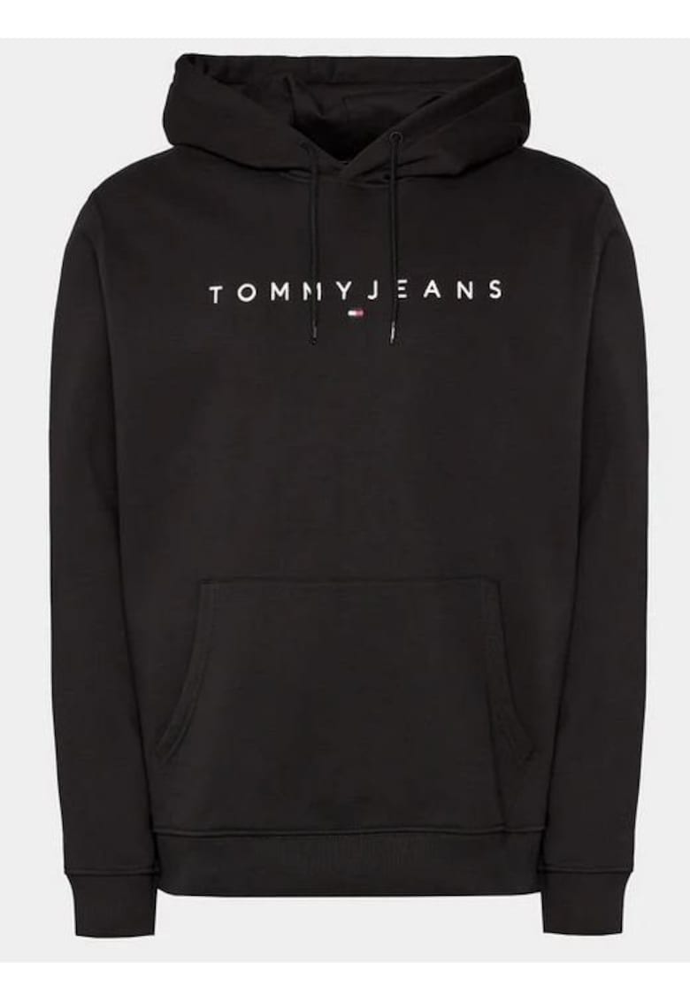 Tommy Jeans Hanorac regular fit cu logo din bumbac -