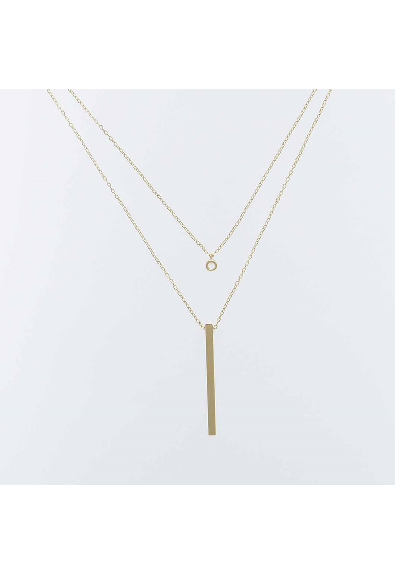 Colier Multilant din Aur Roz de 14 Kt - 1.96g