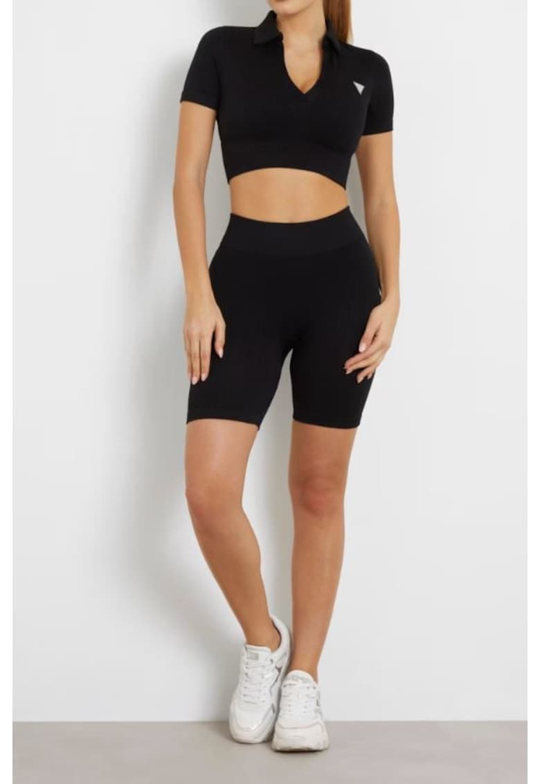 Guess Colanti scurti cu talie inalta