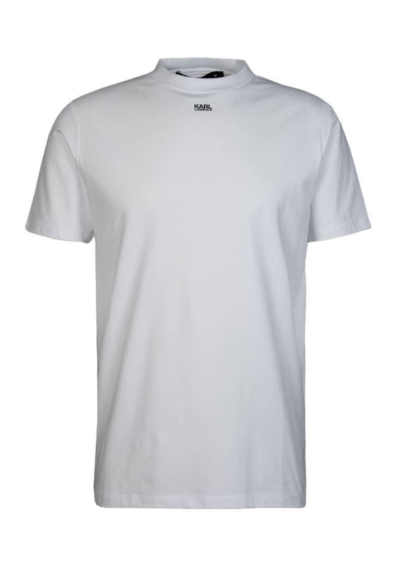 Karl Lagerfeld Tricou cu decolteu la baza gatului -