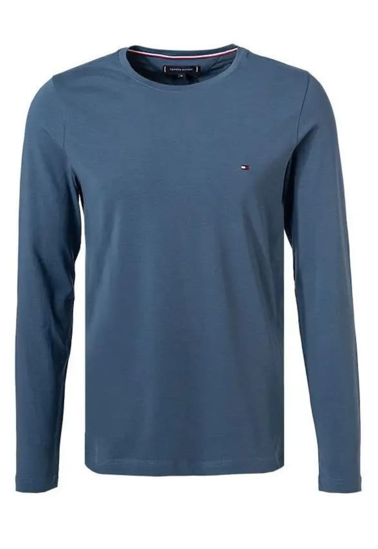 Bluza barbati slim fit - cobalt - bumbac-elastan