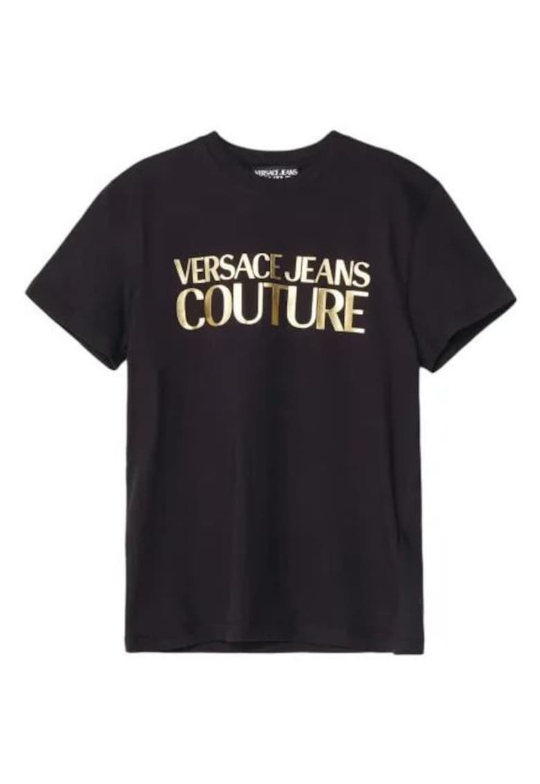 Versace Jeans Tricou cu logo contrastant -