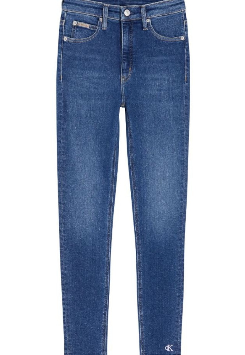 Calvin Klein Jeans Blugi super skinny cu talie inalta -