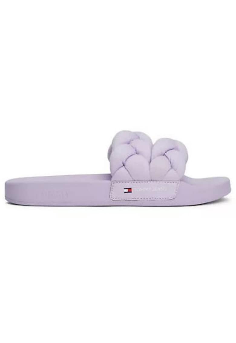 Tommy Hilfiger Papuci cu aspect impletit -