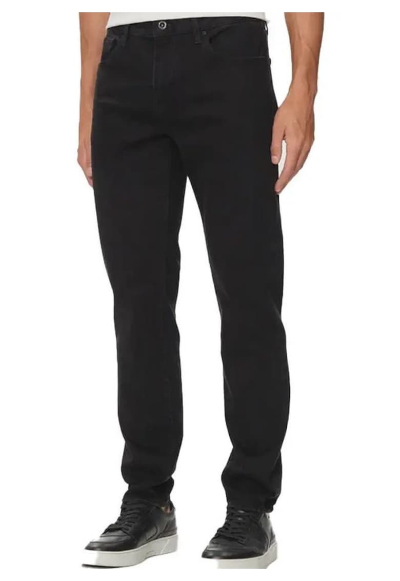 Armani Exchange Pantaloni skinny cu talie medie -