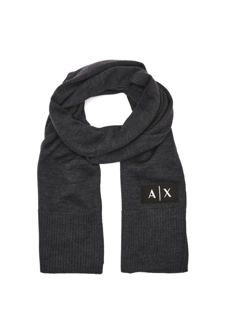 Armani Exchange Fular din amestec de lana