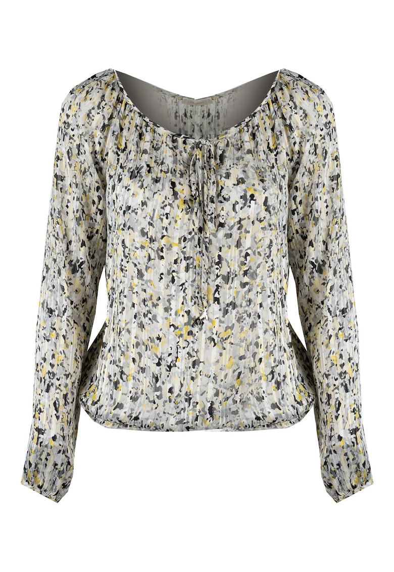 Patrizia Pepe Bluza lejera cu model abstract -