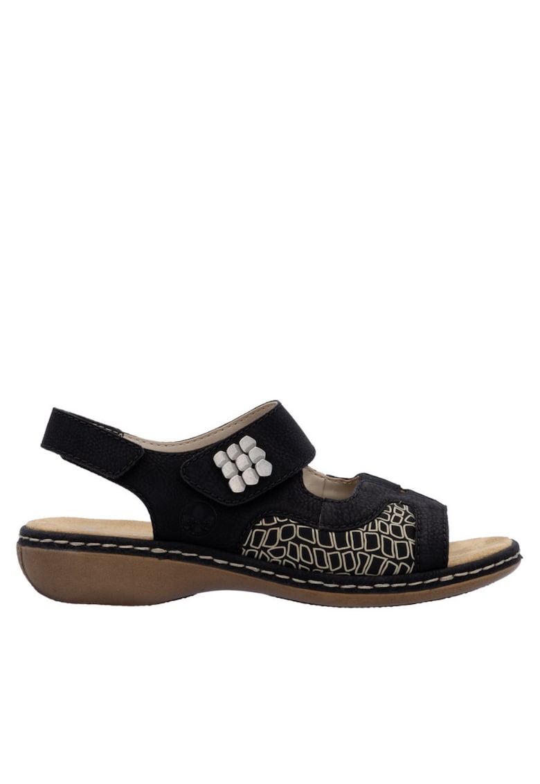 Sandale casual - dama - ANTISTRESS - 65989-01 negru - piele ecologica Sandale casual - dama - ANTISTRESS - 65989-01 negru - piele ecologica