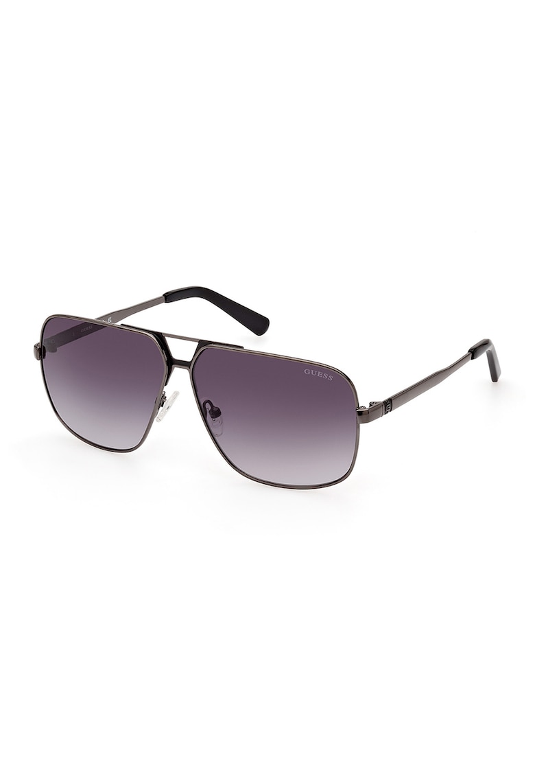 Ochelari de soare aviator cu lentile in degrade - Negru stins