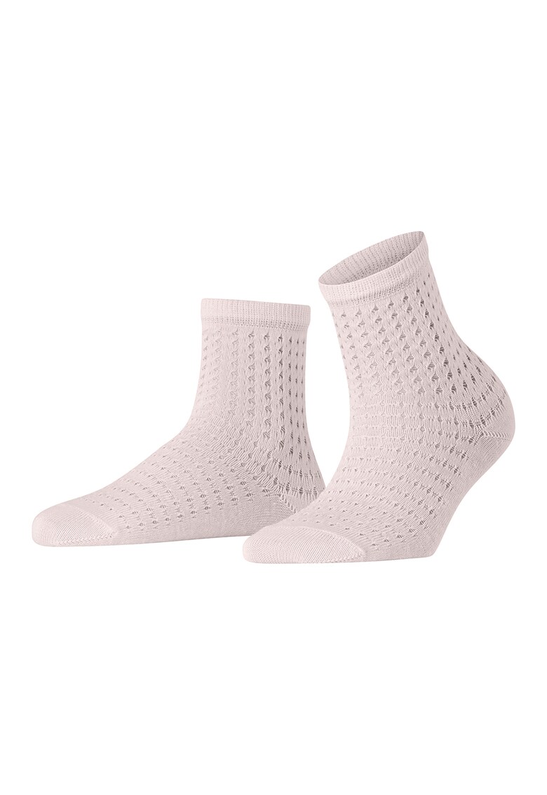 Sosete scurte din amestec de in Beach Drop - Lila