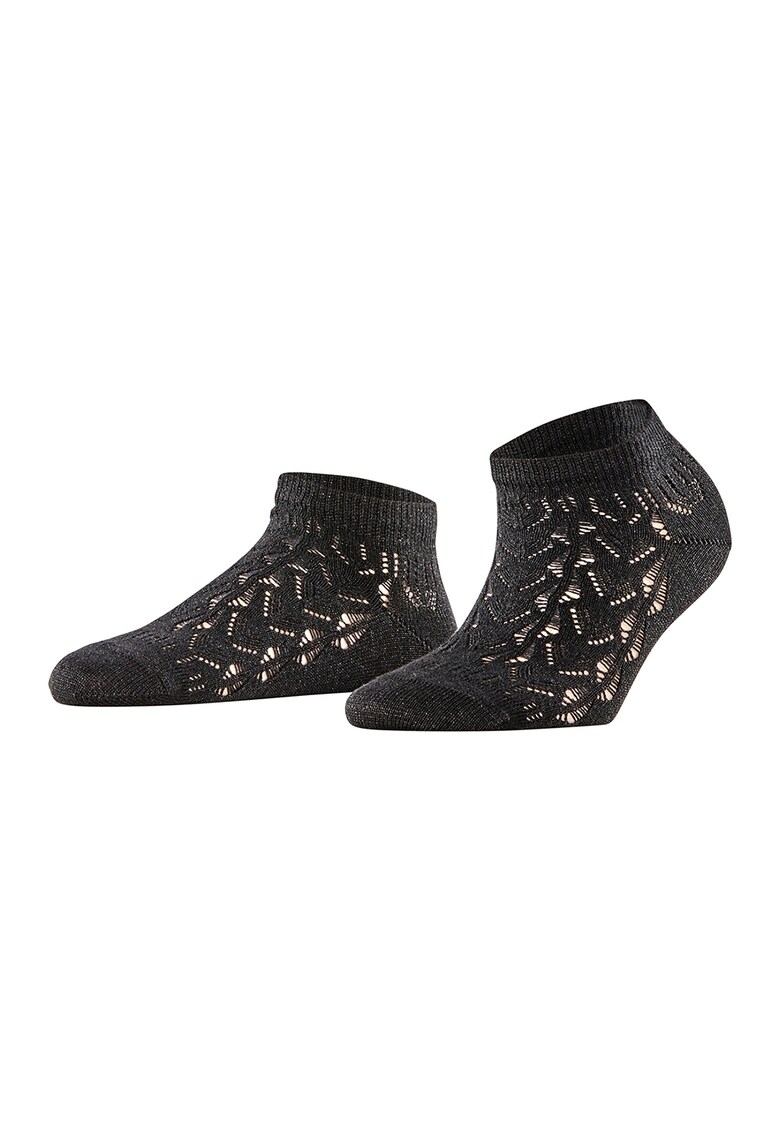 Sosete pana la glezna - din amestec de lyocell Trina Blaze - Negru