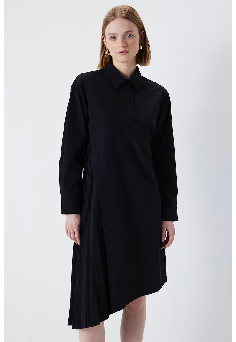 Rochie-camasa asimetrica