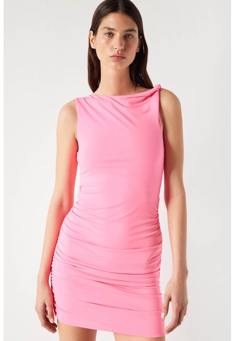 Rochie mini cu model asimetric