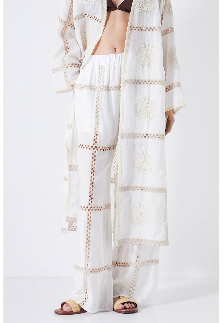 Pantaloni din amestec de lyocell Pantaloni din amestec de lyocell