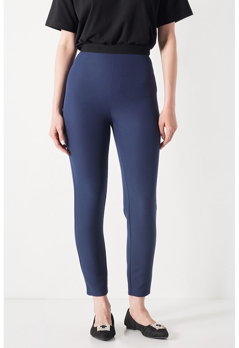 Colanti cu talie inalta - Bleumarin