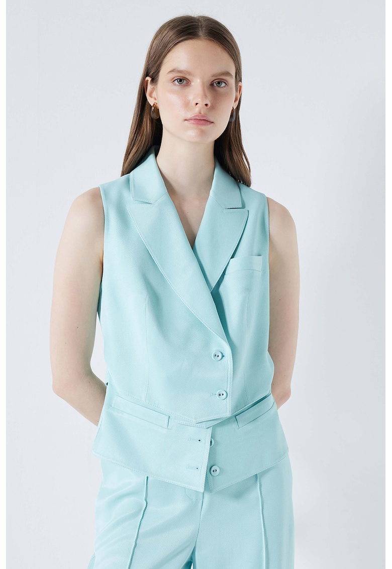 Sacou din amestec de lyocell - fara maneci