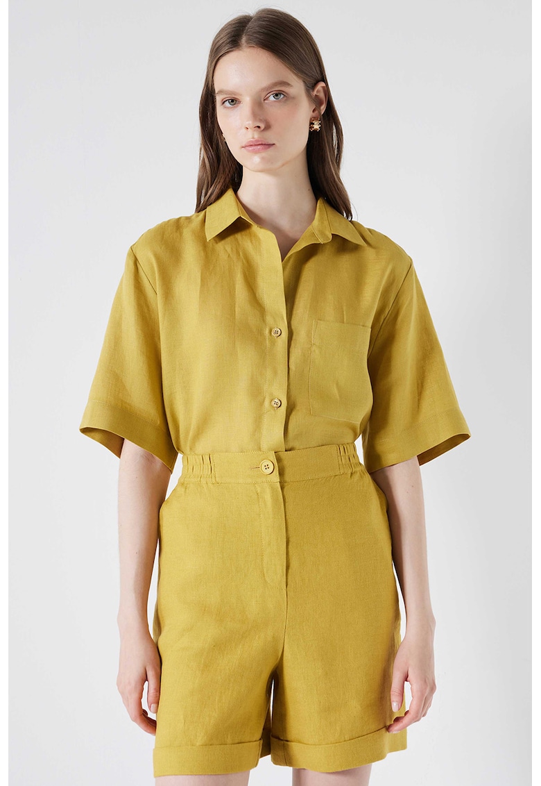 Camasa supradimensionata din in