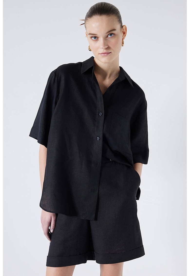 Camasa supradimensionata din in