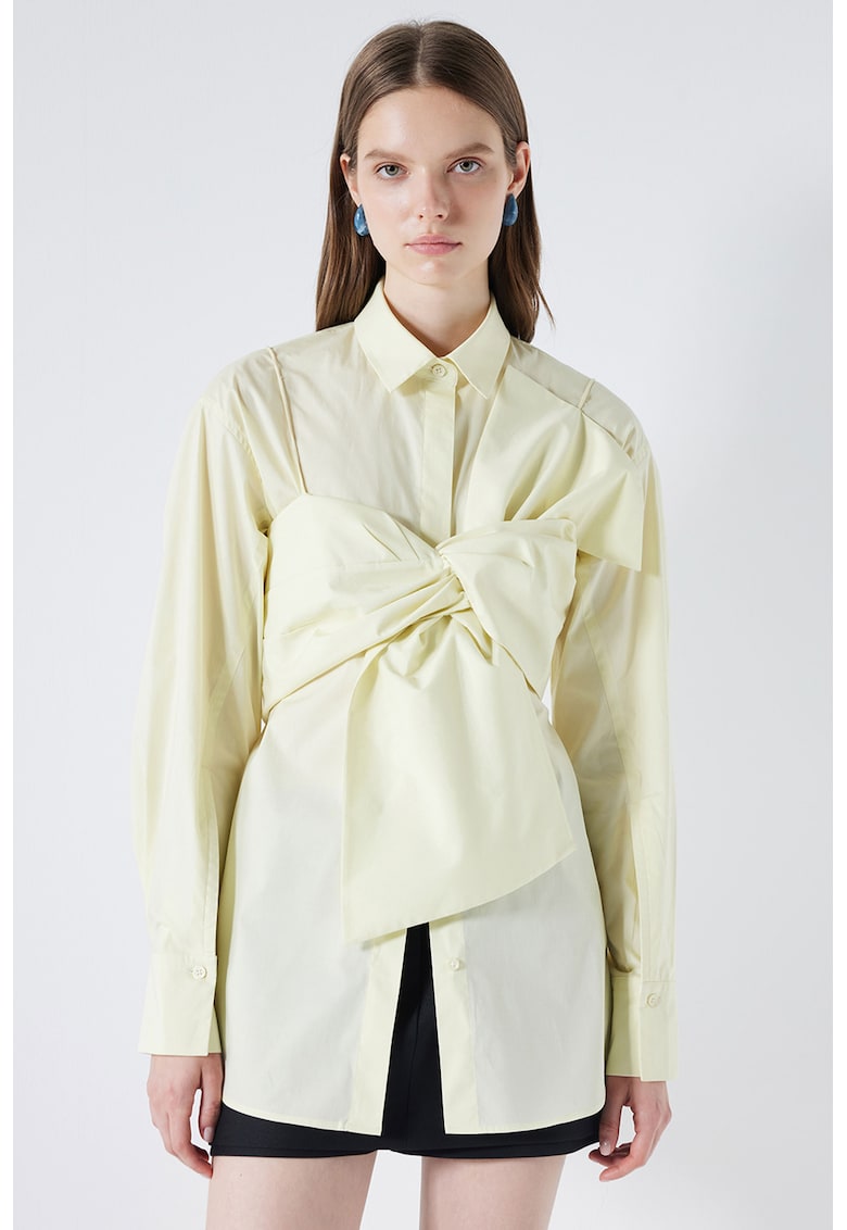 Camasa cu detaliu nod si model 2in1